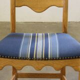 Chaises de salle à manger en chêne brutaliste danois des années 1960 dans le style de Kjærnulf