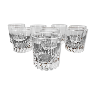 Set of 6 glasses of Classic Whisky 1980