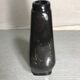 Ancient Soliflore Vase in Black Enamel ceramics - Gold Signed Vintage