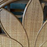 Single rattan headboard
