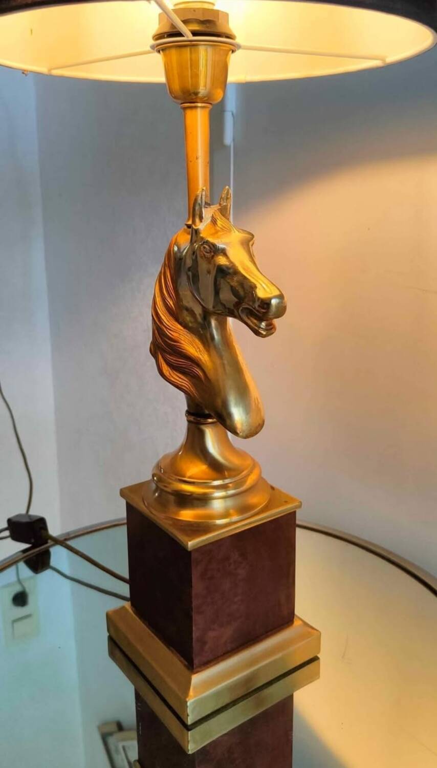 Vintage lamp in the style of Maison Charles