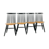 Set of 4 Fanett chairs by Tapiovaara