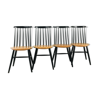 Set of 4 Fanett chairs by Tapiovaara