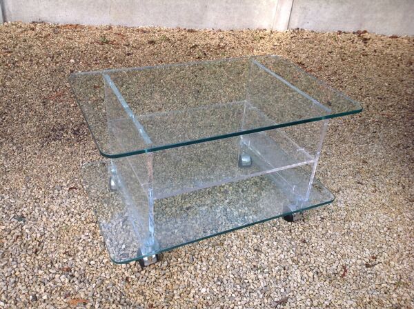 Table basse Plexiglas David Lange