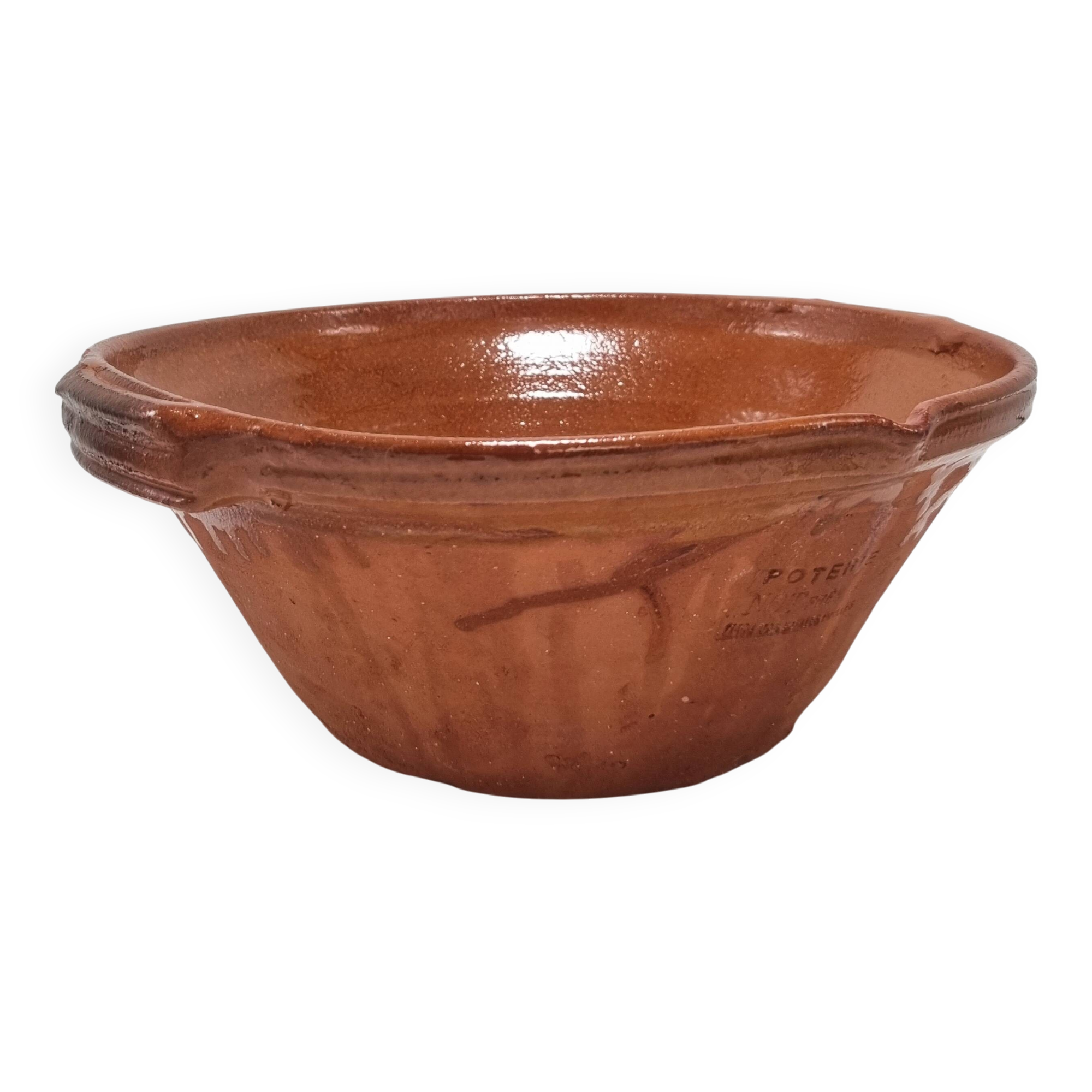 Terracotta salad bowl