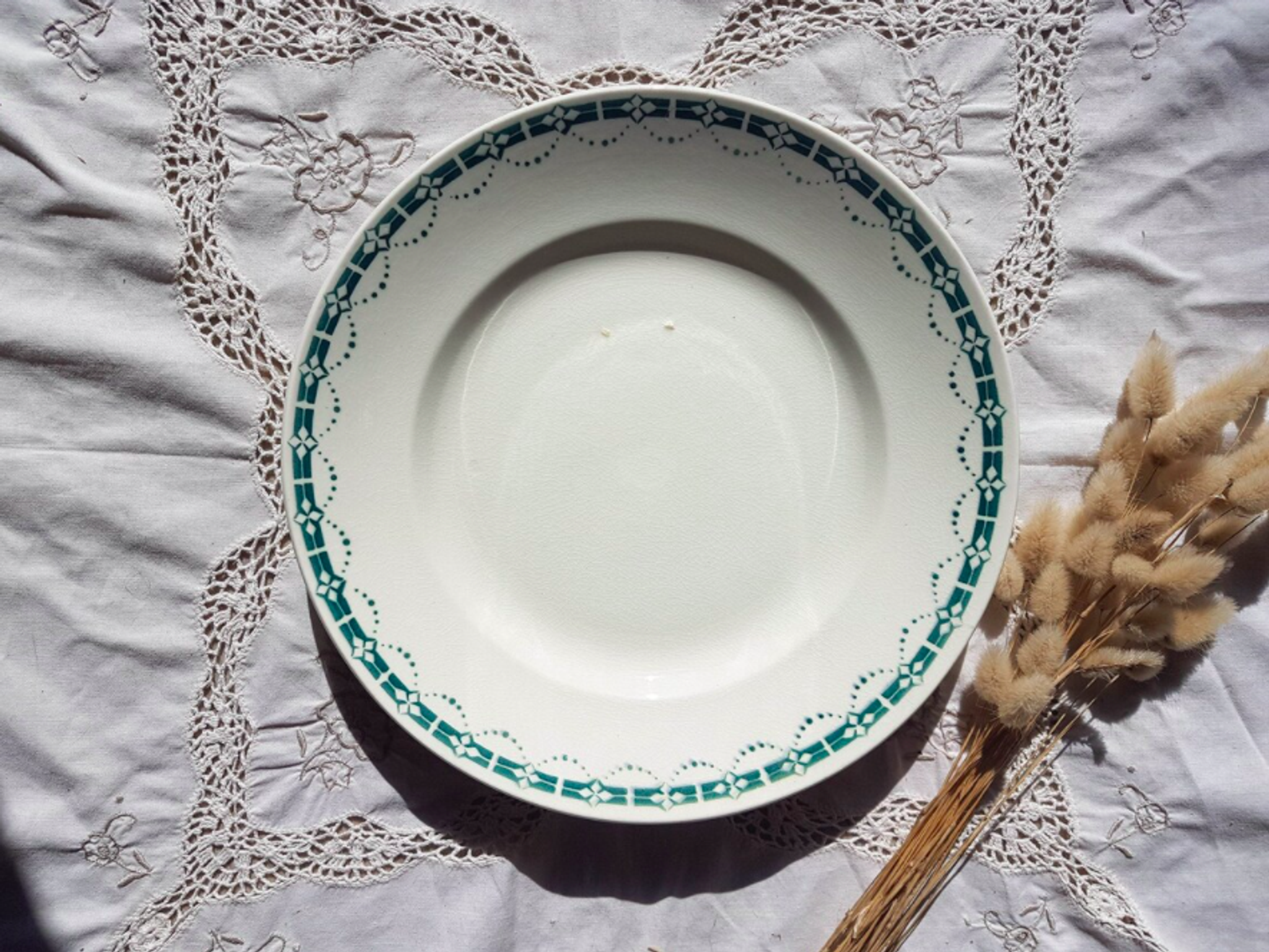 Vintage Badonvillier ironstone dish model 2114
