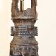 Large African art tower lamp base unique piece