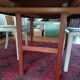 Teak table in Scandinavian style