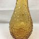 Carafe vintage bottle Empoli amber made in italy