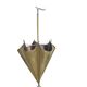 Antique repoussé brass umbrella stand