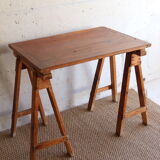 Working table on convent trestles