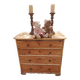 4-drawer pine chest of drawers