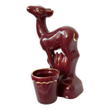 Vintage ceramic doe fawn