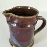 Pitcher signed Salins pottery