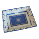 Empty pocket ashtray Christofle porcelain Oceana Blue Aida
