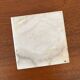Square ashtray in vintage marble-effect alabaster