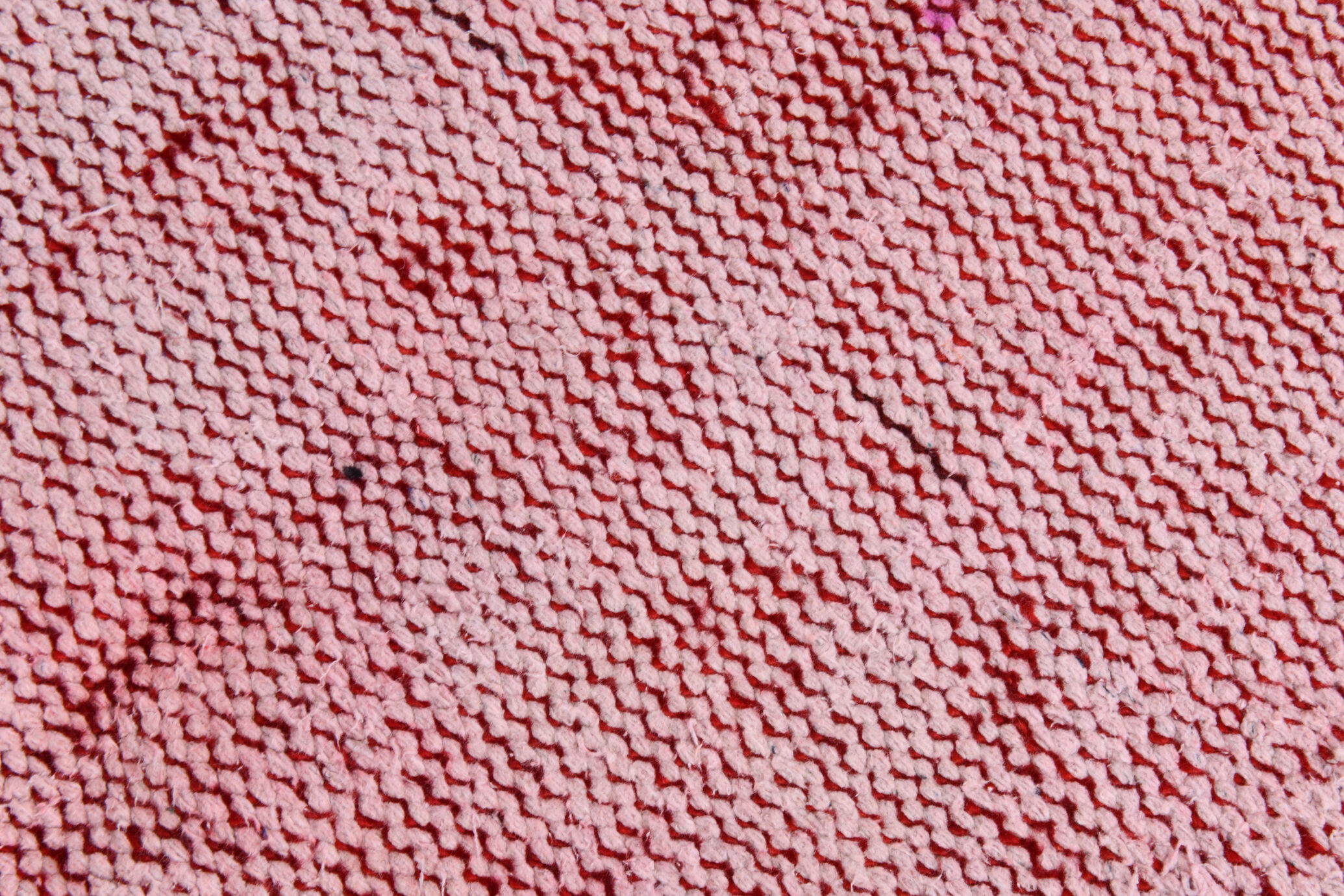 Pale red modern vintage rug