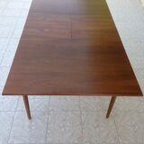 Table extendable scandinavian design teak growing butterfly