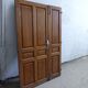 Oak entrance door on hinges L 130 x H 200 cm