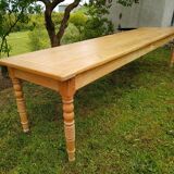 Antique farmhouse table, 3m20