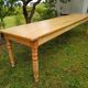 Antique farmhouse table, 3m20