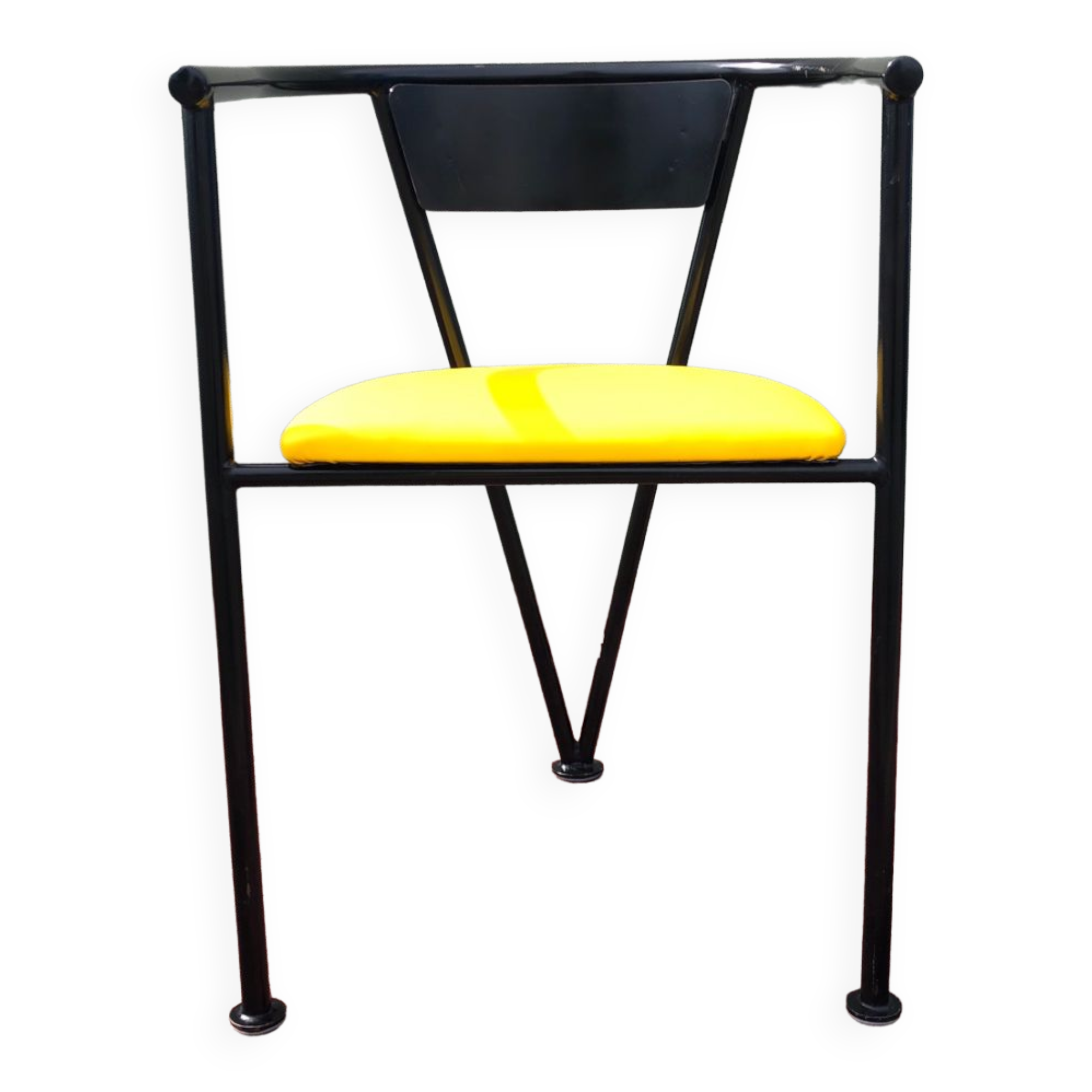 Chaise de bureau tripode, design vers 1980
