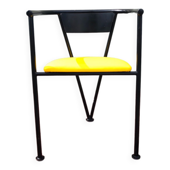 Chaise de bureau tripode, design vers 1980