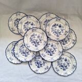 Dessert plates Sarreguemines Lancaster