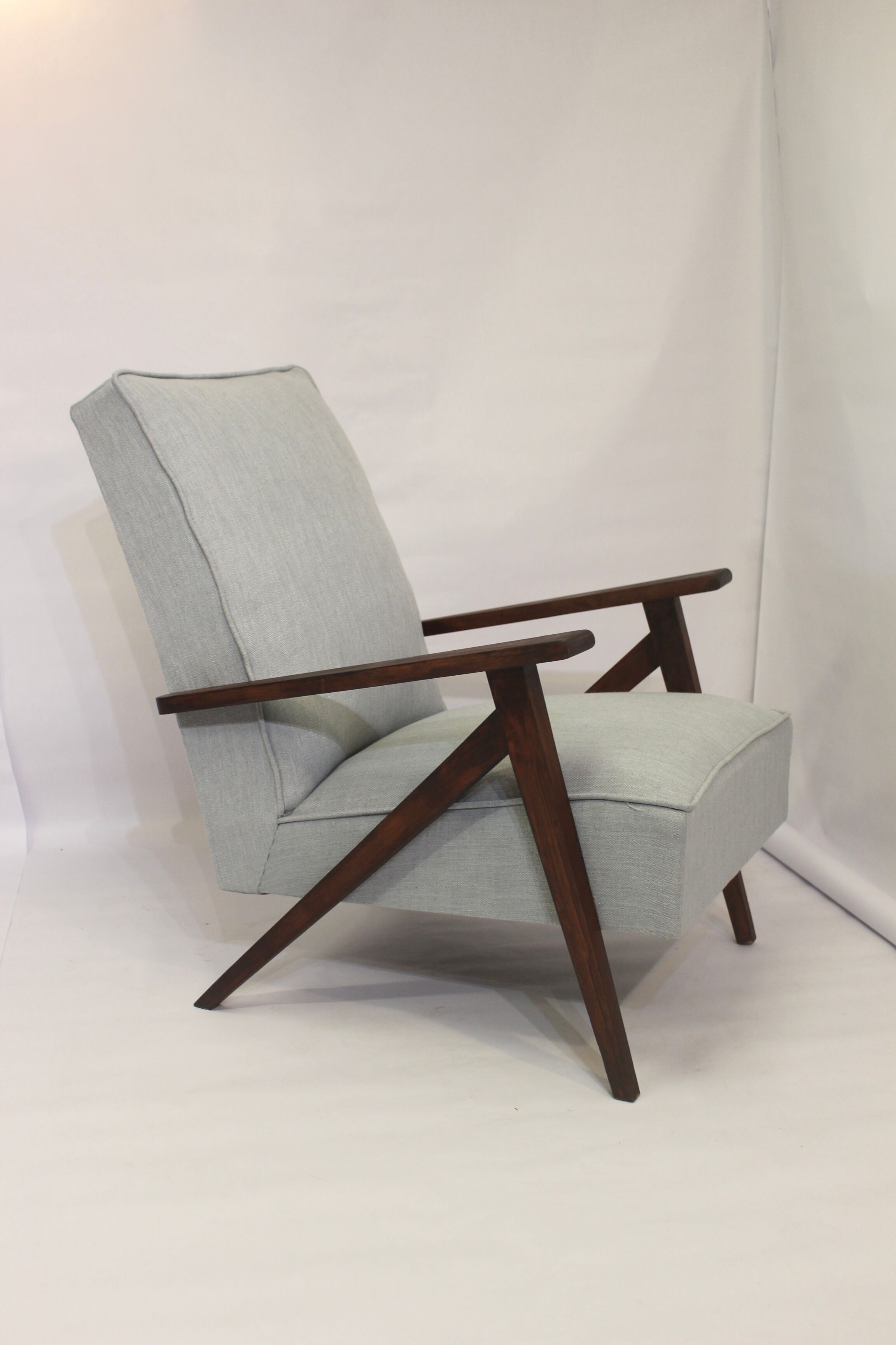 Scandinavian armchair in beech 60s