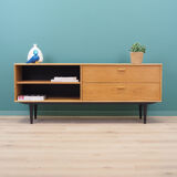 Sideboard in ash, Danish design, 70's, production: Denmark