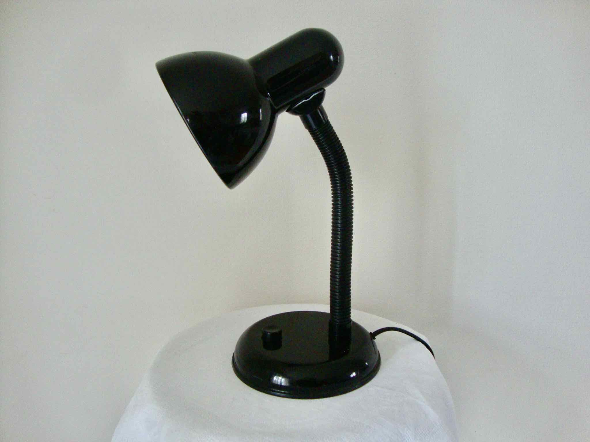 Black vintage office lamp