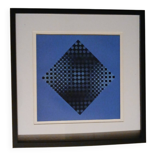 Composition Cinétique Vintage - Victor Vasarely - Édition Griffon