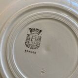 5 ôpaque soup plates from gien