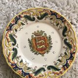4 plates décor rouen handmade