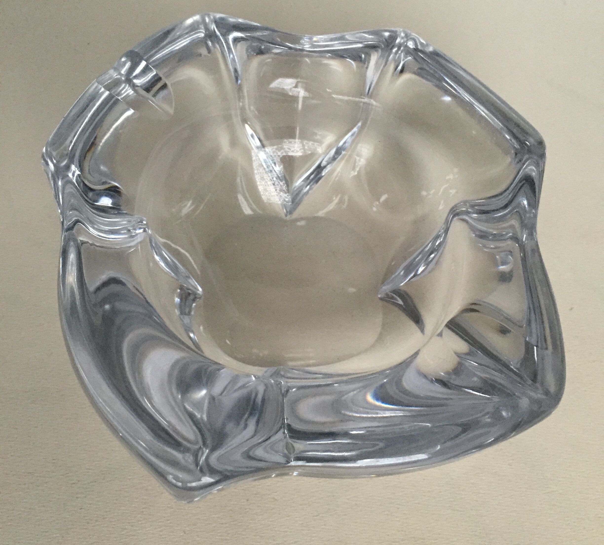 Empty Daum crystal pocket