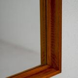 Vintage Scandinavian teak mirror