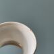 Lot de 16 coquetiers diabolo en porcelaine blanche