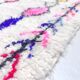 Azilal Berber rug with colorful patterns, 2.47x1.45m