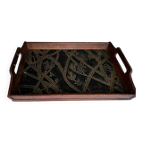 Old wooden tray