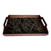 Old wooden tray