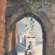 Nicolas RENIÉ, 1808-?. The Animated Well, 1851. Signed watercolour.