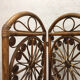 Vintage rattan screen from the 60s