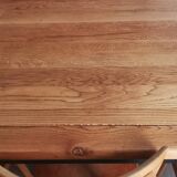 Solid oak farm table
