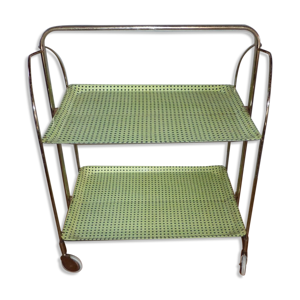 table pliable roulante en formica année 1960