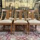 Set of 6 Empire style gondola chairs