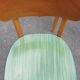 Set of 4 formica and wood chairs