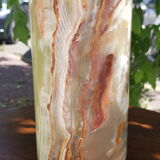 Onyx cylindrical vase