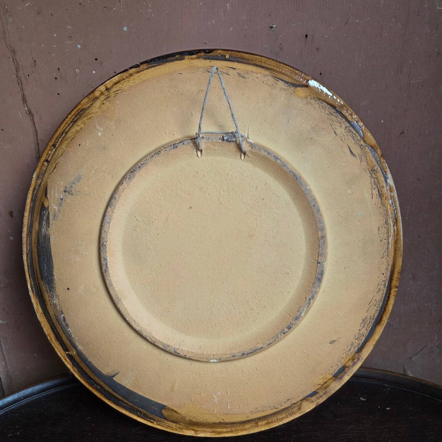Alsatian earthenware plate