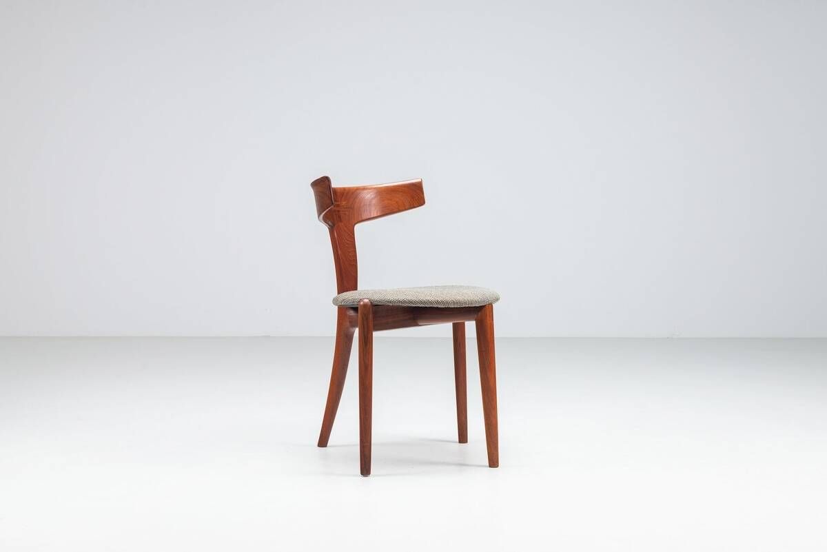 Erik Andersen & Palle Pedersen T-chair model 68 in teak Randers Denmark 1960