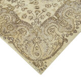 Handwoven anatolian beige rug 167 cm x 270 cm